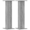 Vidaxl speakerstandaards 2 st 30x30x95 cm bewerkt hout grijs sonoma