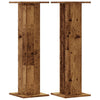 Vidaxl speakerstandaards 2 st 30x30x95 cm bewerkt hout oud houtkleurig