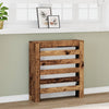 Vidaxl radiatorombouw 78x20x82 cm bewerkt hout oud hout
