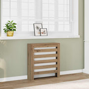 Vidaxl radiatorafdekking eiken 78 x 20 x 82 cm bewerkt hout - afbeelding 1
