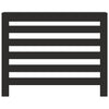 Vidaxl radiatorombouw 104x20x82 cm bewerkt hout zwart