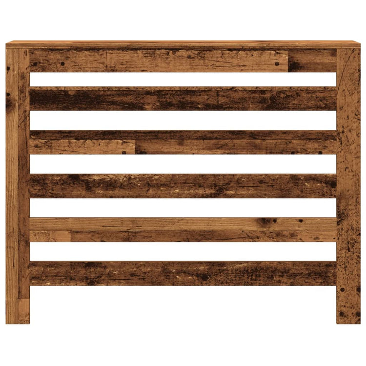 Vidaxl radiatorombouw 104x20x82 cm bewerkt hout oud hout