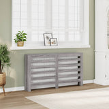 Vidaxl radiatorombouw 149x20x82 cm bewerkt hout grijs sonoma eiken - afbeelding 1