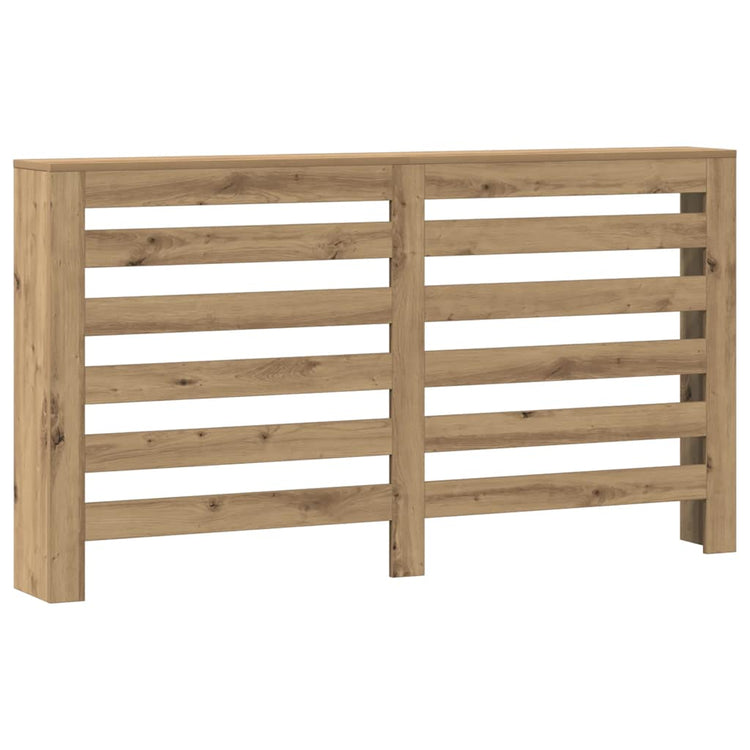 Vidaxl radiatorombouw 149x20x82 cm bewerkt hout artisanaal eikenkleur