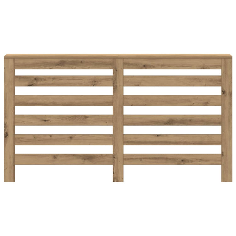 Vidaxl radiatorombouw 149x20x82 cm bewerkt hout artisanaal eikenkleur
