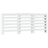 Vidaxl radiatorombouw 205x21,5x83,5 cm bewerkt hout wit