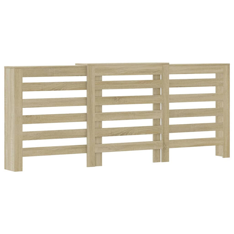 Vidaxl radiatorombouw 205x21,5x83,5 cm bewerkt hout sonoma eikenkleur