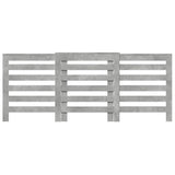 Vidaxl radiatorombouw 205x21,5x83,5 cm bewerkt hout betongrijs - afbeelding 3