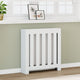 Vidaxl radiatorombouw 78x20x82 cm bewerkt hout wit