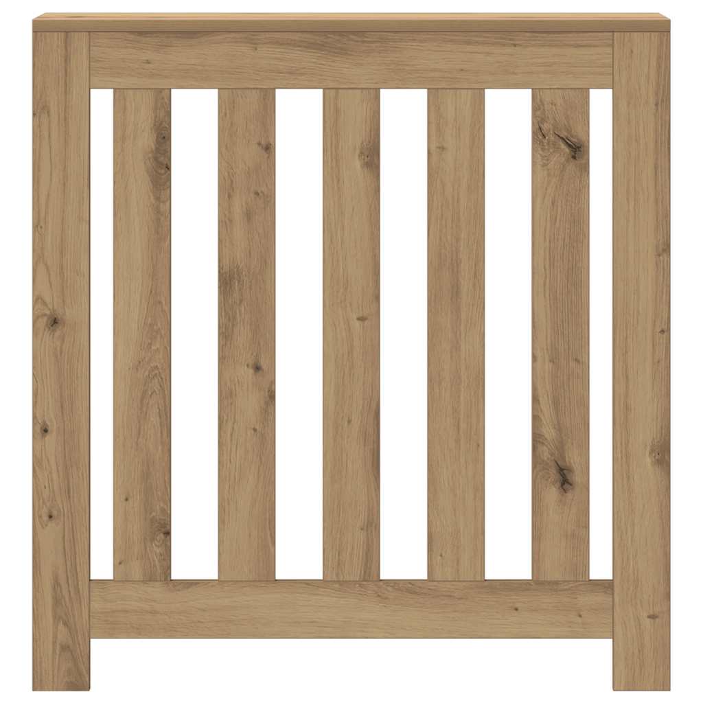 Vidaxl radiatorombouw 78x20x82 cm bewerkt hout artisanaal eikenkleur