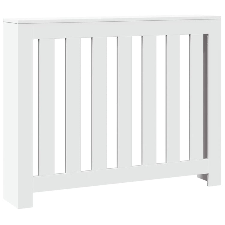 Vidaxl radiatorombouw 104x20x82 cm bewerkt hout wit
