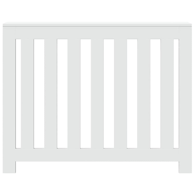 Vidaxl radiatorombouw 104x20x82 cm bewerkt hout wit