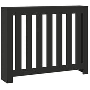 Vidaxl radiatorombouw 104x20x82 cm bewerkt hout zwart - afbeelding 2