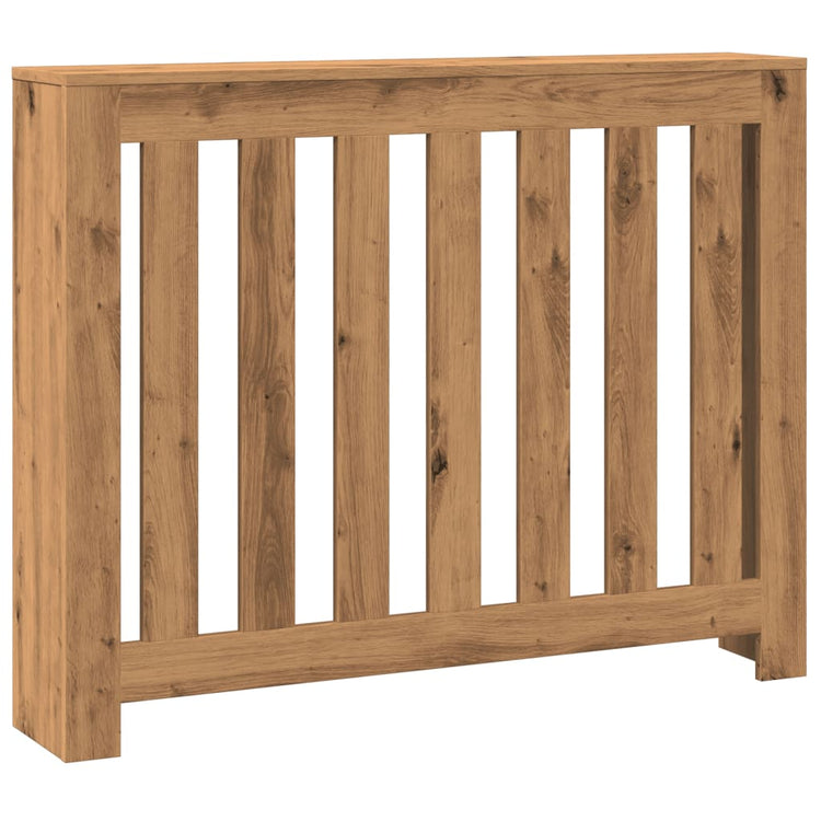 Vidaxl radiatorombouw 104x20x82 cm bewerkt hout artisanaal eikenkleur