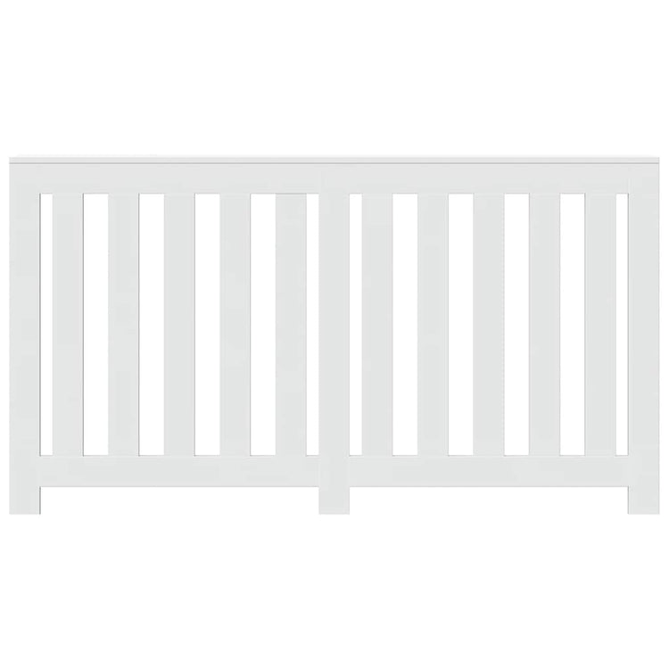 Vidaxl radiatorombouw 149x20x82 cm bewerkt hout wit