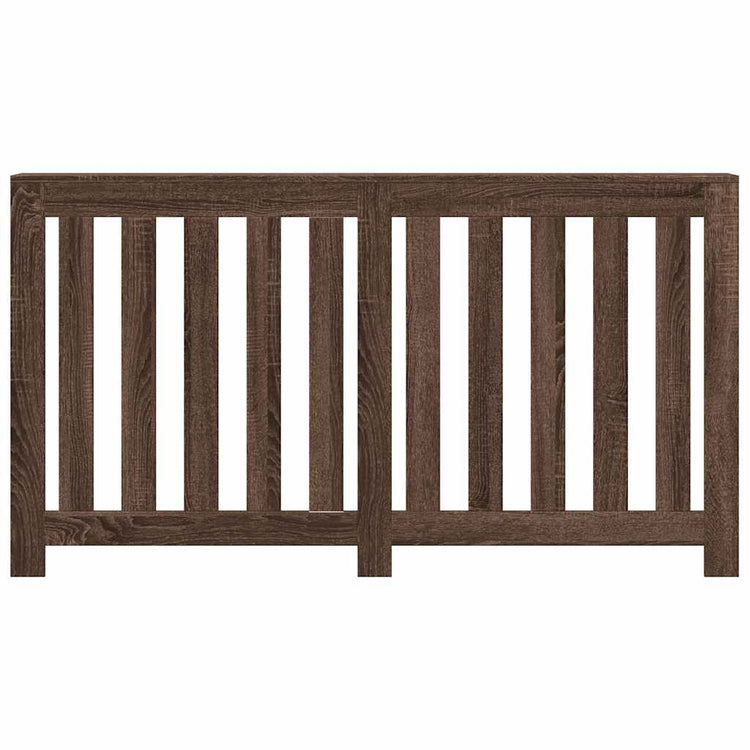 Vidaxl radiatorombouw 149x20x82 cm bewerkt hout bruin eikenkleurig
