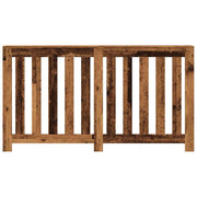 Vidaxl radiatorafdekking oud hout 149 x 20 x 82 cm bewerkt hout - afbeelding 3