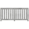 Vidaxl radiatorombouw 175x20x82 cm bewerkt hout betongrijs