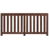 Vidaxl radiatorombouw 175x20x82 cm bewerkt hout bruin eikenkleurig