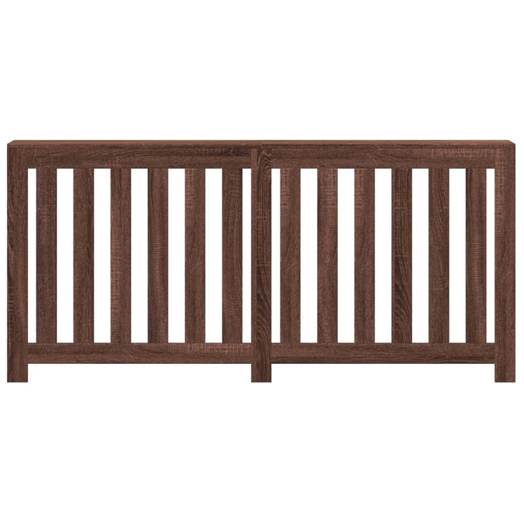 Vidaxl radiatorombouw 175x20x82 cm bewerkt hout bruin eikenkleurig