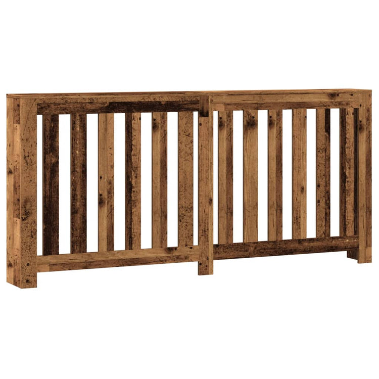 Vidaxl radiatorombouw 175x20x82 cm bewerkt hout oud hout