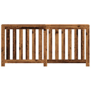 Vidaxl radiatorafdekking oud hout 175 x 20 x 82 cm bewerkt hout - afbeelding 3