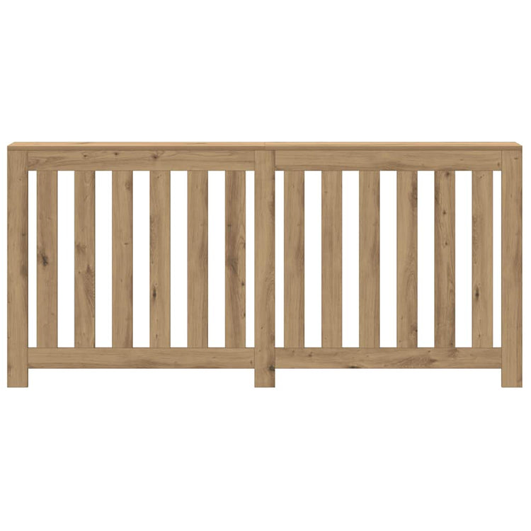 Vidaxl radiatorombouw 175x20x82 cm bewerkt hout artisanaal eikenkleur