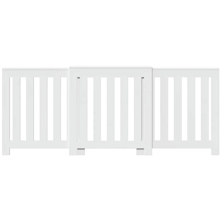 Vidaxl radiatorombouw 205x21,5x83,5 cm bewerkt hout wit