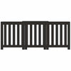 Vidaxl radiatorombouw 205x21,5x83,5 cm bewerkt hout zwart