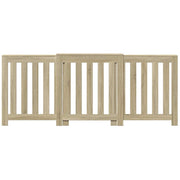 Vidaxl radiatorombouw 205x21,5x83,5 cm bewerkt hout sonoma eikenkleur - afbeelding 3