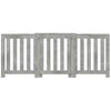 Vidaxl radiatorombouw 205x21,5x83,5 cm bewerkt hout betongrijs