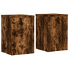 Vidaxl plantenstandaards 2 st 20x20x30 cm bewerkt hout gerookt eiken