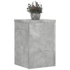 Vidaxl plantenstandaards 2 st 25x25x35 cm bewerkt hout betongrijs