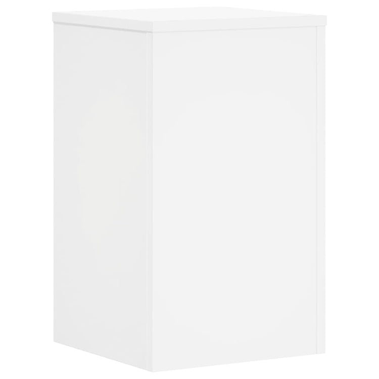 Vidaxl plantenstandaards 2 st 30x30x50 cm bewerkt hout wit