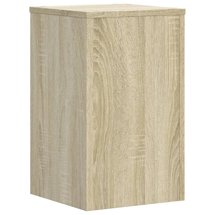 Vidaxl plantenstandaards 2 st 30x30x50 cm bewerkt hout sonoma eiken