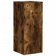 Vidaxl plantenstandaards 2 st 30x30x70 cm bewerkt hout gerookt eiken - afbeelding 3