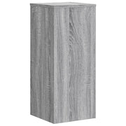 Vidaxl plantenstandaards 2 st 30x30x70 cm bewerkt hout grijs sonoma - afbeelding 3