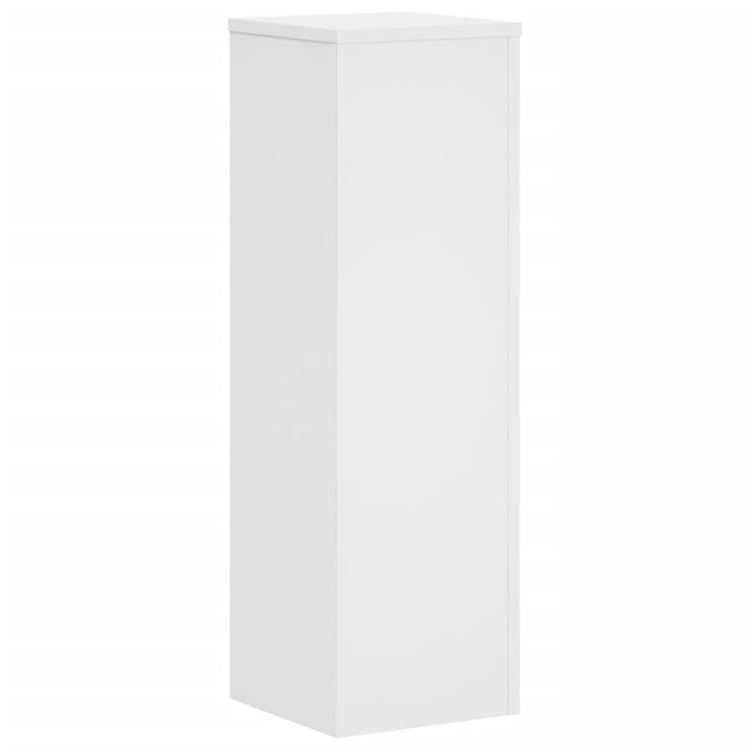 Vidaxl plantenstandaards 2 st 25x25x80 cm bewerkt hout wit