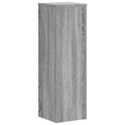 Vidaxl plantenstandaards 2 st 25x25x80 cm bewerkt hout grijs sonoma - afbeelding 3