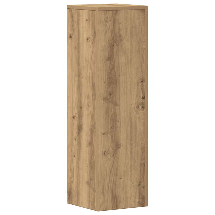 Vidaxl plantenstandaards 2 st 25x25x80 cm hout artisanaal eikenkleurig