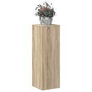 Vidaxl plantenstandaard 33x33x100 cm bewerkt hout sonoma eikenkleurig - afbeelding 3