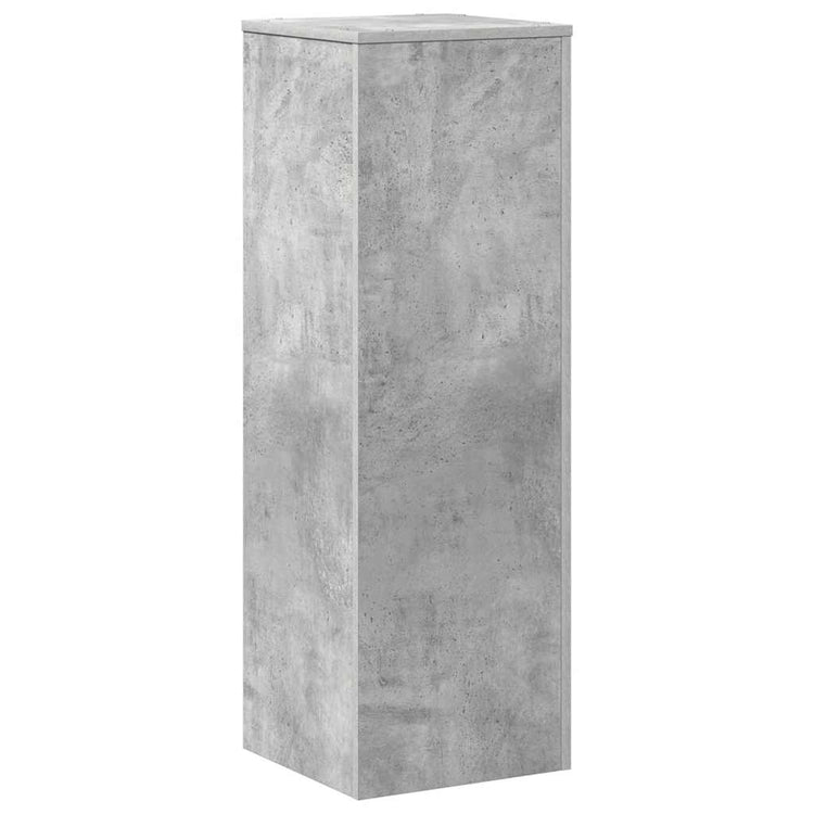Vidaxl plantenstandaard 33x33x100 cm bewerkt hout betongrijs