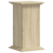 Vidaxl plantenstandaard 33x33x60 cm bewerkt hout sonoma eikenkleurig - afbeelding 2