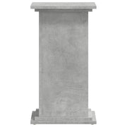 Vidaxl plantenstandaard 33x33x60 cm bewerkt hout betongrijs - afbeelding 3