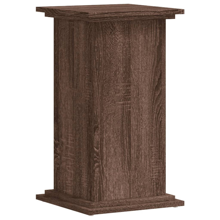 Vidaxl plantenstandaard 33x33x60 cm bewerkt hout bruin eikenkleurig