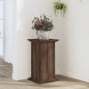 Vidaxl plantenstandaard 33x33x60 cm bewerkt hout bruin eikenkleurig