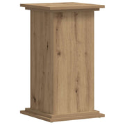 Vidaxl plantenstandaard eiken 33 x 33 x 60 cm bewerkt hout - afbeelding 2