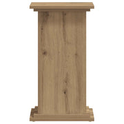 Vidaxl plantenstandaard eiken 33 x 33 x 60 cm bewerkt hout - afbeelding 3