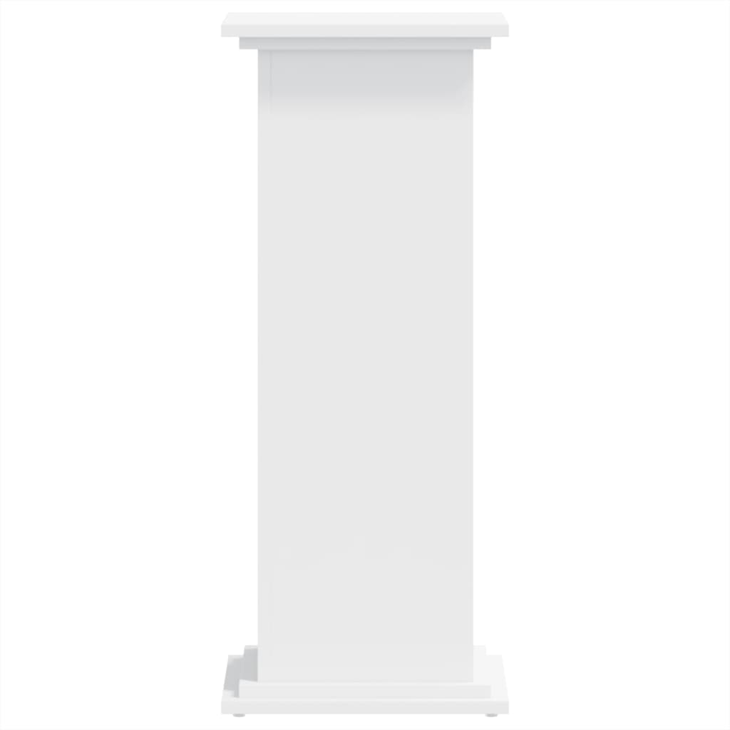 Vidaxl plantenstandaard 33x33x80 cm bewerkt hout wit