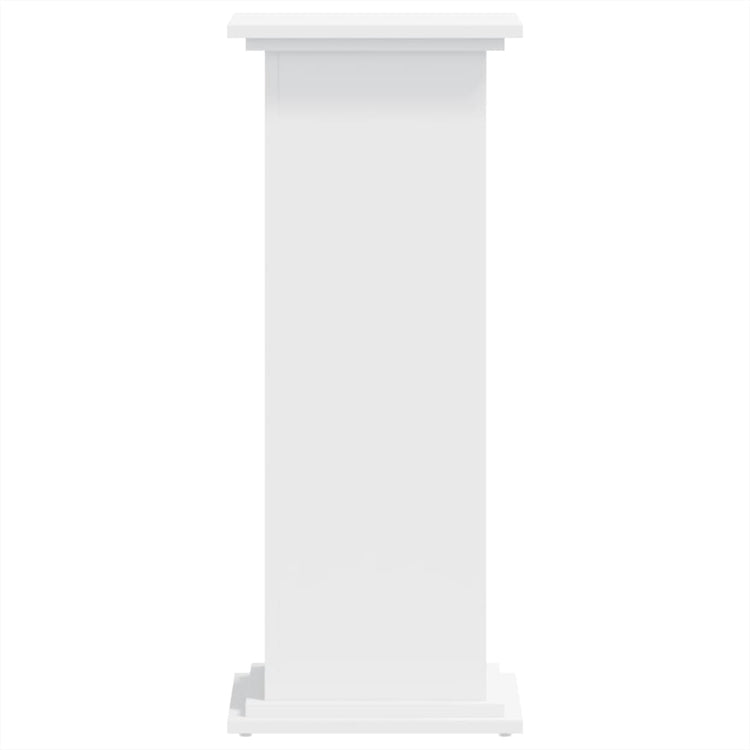 Vidaxl plantenstandaard 33x33x80 cm bewerkt hout wit